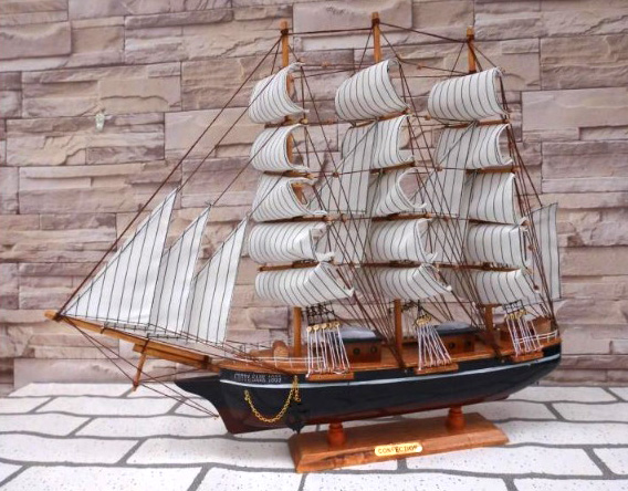 AHŞAP YELKENLİ GEMİ BÜYÜK BOY 60 CM