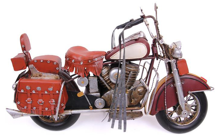 Dekoratif Metal Motosiklet 41 x 14 x 22 CM