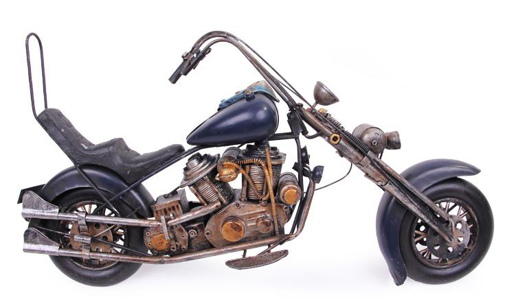 Dekoratif Metal Motosiklet 46 x 15 x 24 CM