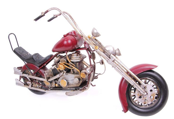 Dekoratif Metal Motosiklet 49 x 12 x 22 CM