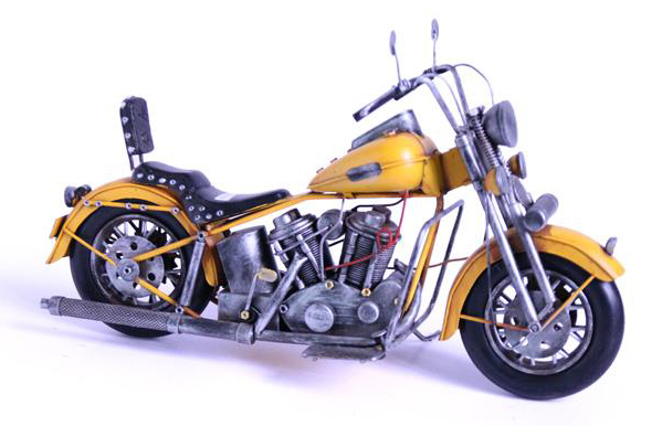 Dekoratif Metal Motosiklet 40 x 15 x 22 CM