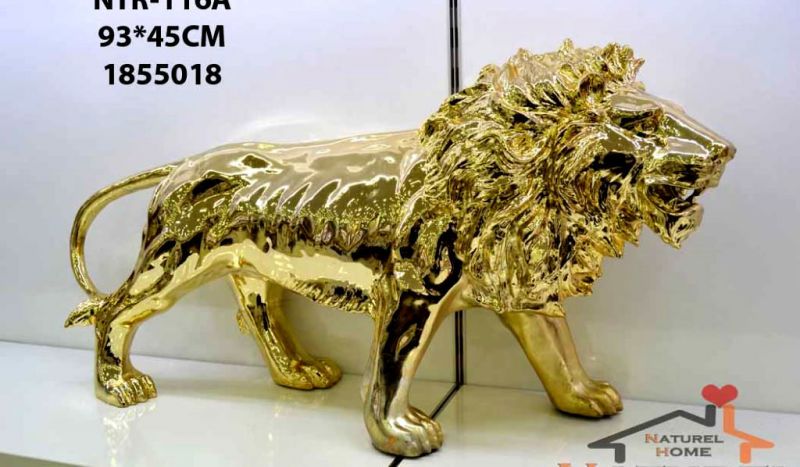 ASLAN BİBLO BÜYÜK BOY 93 X 45 CM GOLD