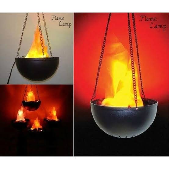 Alev Lambası Asmalı Flame Lamp Alev Makinesi Meşale Lamba